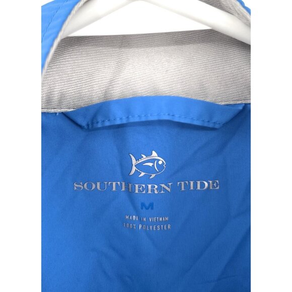 Southern Tide Large Men's Blue 1/2 Zip Tide To Trail T3 Pullover Jacket Sz M - Picture 2 of 4